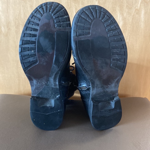 Black bunker Combat boots - Picture 5 of 5